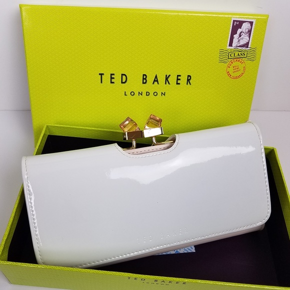 Ted Baker London Handbags - LONG PATENT CRYSTAL FRAME MATINEE